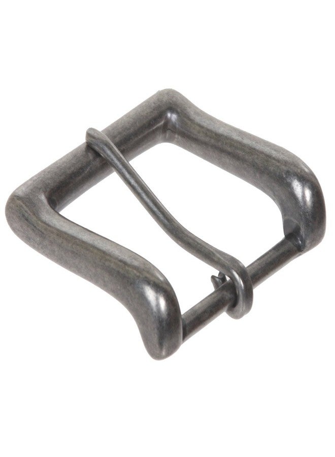 Beltiscool 1 3/4" (44 mm) Nickel Free Single Prong Square Belt Buckle, Antique Silver - Image 2